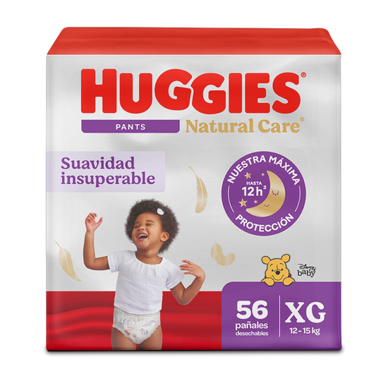 Pants Huggies Natural Care Etapa 4/XG 56 uds